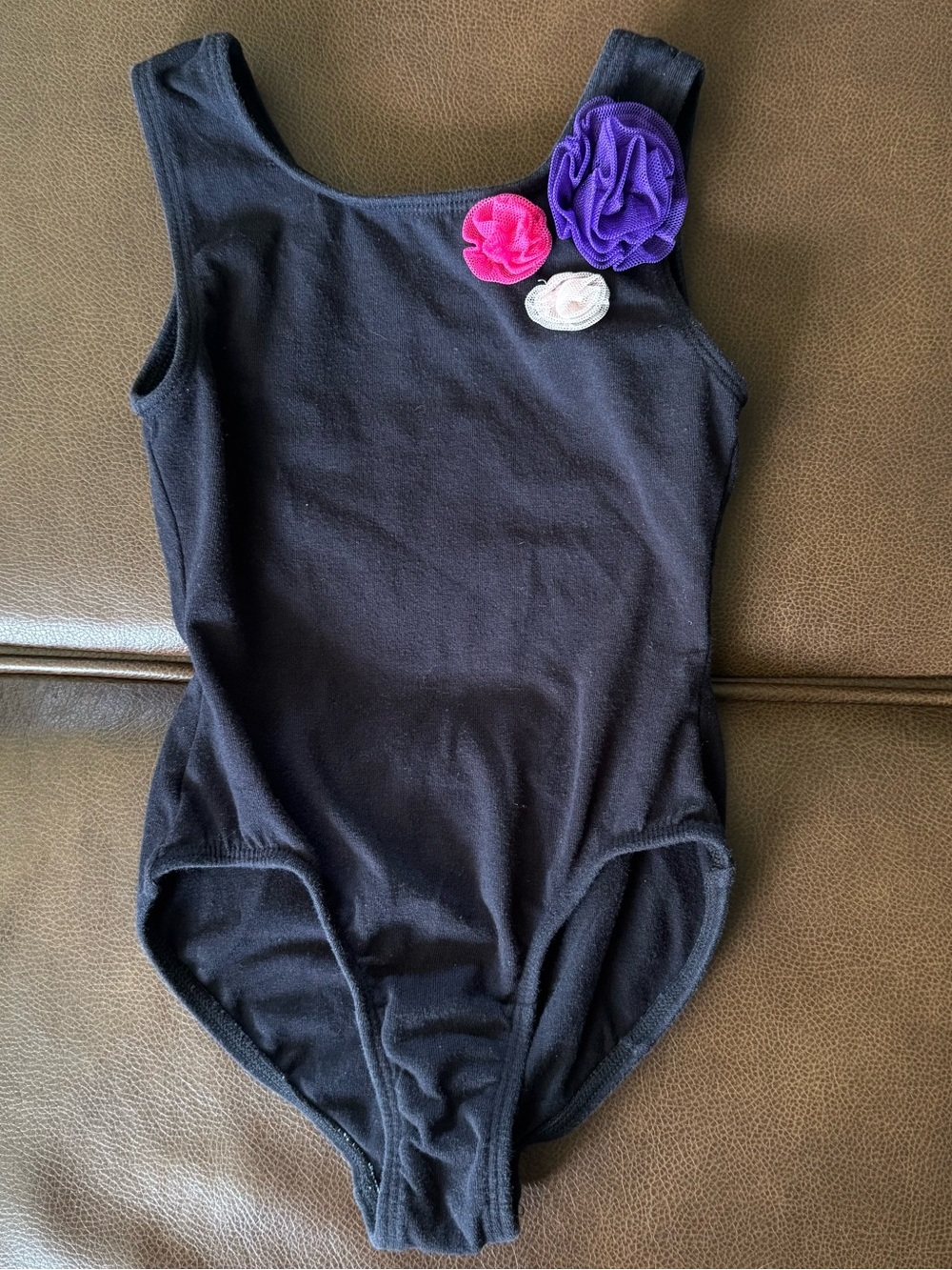 Danskin Freestyle Navy Dance One Piece Leotard Size XS 4/5